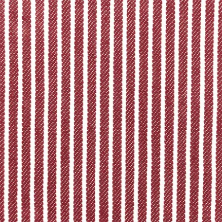 Denim Stoff 145cm 015 Rote Streifen - 50cm